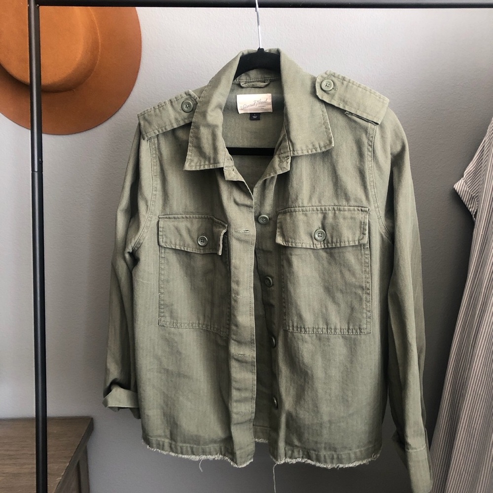 Olive green jacket